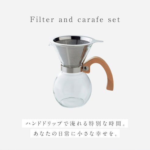 ブリューコーヒー 耐熱ドリッパーセット 400ml.|s2